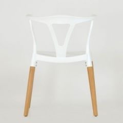 Стул Barneo N-218 Wishbone интерьерный кухонный белый в Талице - talica.mebel24.online | фото 2