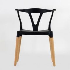 Стул Barneo N-218 Wishbone интерьерный кухонный черный в Талице - talica.mebel24.online | фото 3