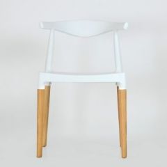 Стул Barneo N-219 Elbow интерьерный кухонный белый в Талице - talica.mebel24.online | фото 3