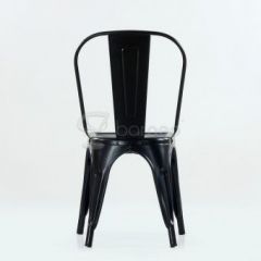 Стул Barneo N-240 Tolix (RAL9017 Черный) в Талице - talica.mebel24.online | фото 3