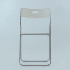 Стул Barneo N-299 Fold металлокаркас белый в Талице - talica.mebel24.online | фото 3