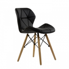 Стул Barneo N-42 Perfecto PU черный в Талице - talica.mebel24.online | фото