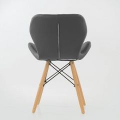 Стул Barneo N-42 Perfecto PU серый в Талице - talica.mebel24.online | фото 3