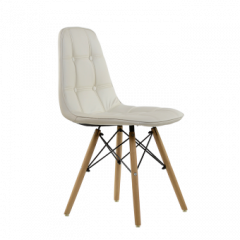 Стул Barneo N-43 Pulsante PU белый в Талице - talica.mebel24.online | фото