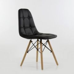 Стул Barneo N-43 Pulsante PU черный в Талице - talica.mebel24.online | фото 2