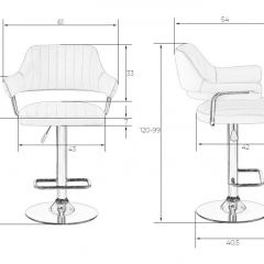 Стул барный DOBRIN CHARLY LM-5019 (черный) в Талице - talica.mebel24.online | фото 2