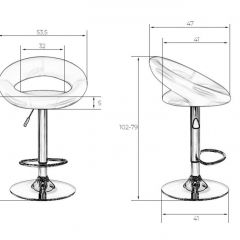 Стул барный DOBRIN MIRA LM-5001 (черный) в Талице - talica.mebel24.online | фото 3