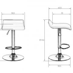 Стул барный DOBRIN TOMMY LM-3013 (серый) в Талице - talica.mebel24.online | фото