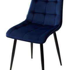 Стул CHIC BLUVEL-86 NAVY BLUE / черный каркас М-City в Талице - talica.mebel24.online | фото
