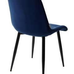 Стул CHIC BLUVEL-86 NAVY BLUE / черный каркас М-City в Талице - talica.mebel24.online | фото 3