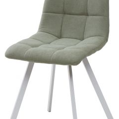 Стул CHILLI SQUARE UF860-11B мятный, ткань/ белый каркас М-City в Талице - talica.mebel24.online | фото