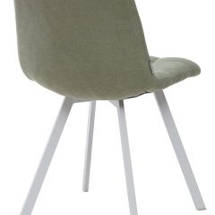 Стул CHILLI SQUARE UF860-11B мятный, ткань/ белый каркас М-City в Талице - talica.mebel24.online | фото 2