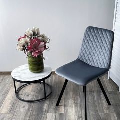 Стул DAIQUIRI BLUVEL-06 BLUE, велюр М-City в Талице - talica.mebel24.online | фото 3