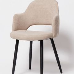Стул К-14 бежевый/черный в Талице - talica.mebel24.online | фото