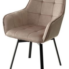 Стул MAVERICK 360 град. поворот. BLUVEL-40 BEIGE/ черный каркас, М-City в Талице - talica.mebel24.online | фото