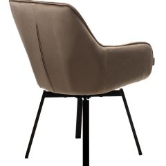 Стул MAVERICK 360 град. поворот. BLUVEL-40 BEIGE/ черный каркас, М-City в Талице - talica.mebel24.online | фото 2