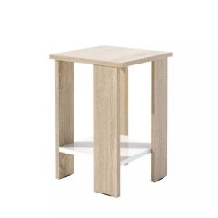Табурет Лайт ЭКО (Дуб Сонома/Белый Глянец) в Талице - talica.mebel24.online | фото