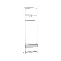 Трувор Шкаф для одежды 13.328.02 в Талице - talica.mebel24.online | фото 2