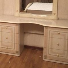 Туалетный стол (02.136) Рома (беж) в Талице - talica.mebel24.online | фото