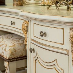 Туалетный стол + Зеркало Мона Лиза (крем) в Талице - talica.mebel24.online | фото 4