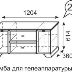 Тумба для телеаппаратуры Венеция 21 бодега в Талице - talica.mebel24.online | фото 3