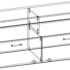 СОНАТА ТМС-1200 Тумба малая (Дуб сонома/Белый глянец) в Талице - talica.mebel24.online | фото 2