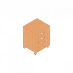 Тумба подкатная "Референт" Р.Т-4+зЦ в Талице - talica.mebel24.online | фото 2