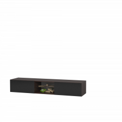 Тумба Подвесная 2 (белый/белый /белый лакобель) в Талице - talica.mebel24.online | фото 2