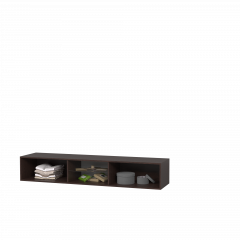 Тумба Подвесная 2 (белый/белый /белый лакобель) в Талице - talica.mebel24.online | фото 3