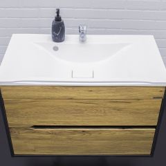 Тумба подвесная под умывальник "Elena 80" Karat В2 Домино (DK3202T) в Талице - talica.mebel24.online | фото 8