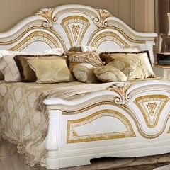 Тумба прикроватная (12.220) Грация (белый/золото) в Талице - talica.mebel24.online | фото 2