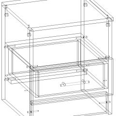 СОФИЯ Тумба прикроватная (венге/дуб белфорт) в Талице - talica.mebel24.online | фото 3