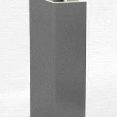 Угловое соединение для цоколя 135 гр. h150 мм (Алюминий, Белый, Черный, Сономаый) в Талице - talica.mebel24.online | фото
