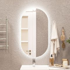 Зеркало Дакка 800х500 с подсветкой Sansa (GL7036Z) в Талице - talica.mebel24.online | фото 7