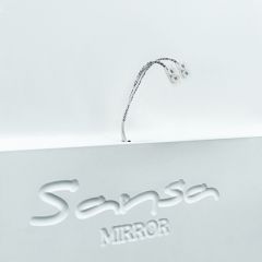 Зеркало Gia 75 white с подсветкой Sansa (SGa1044Z) в Талице - talica.mebel24.online | фото 5