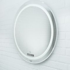 Зеркало Gia 75 white с подсветкой Sansa (SGa1044Z) в Талице - talica.mebel24.online | фото 2