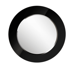 Зеркало круглое черный (РМ/02) в Талице - talica.mebel24.online | фото 1