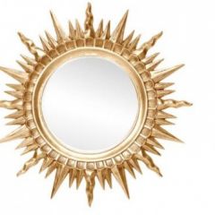 Зеркало круглое золото (1810(1) в Талице - talica.mebel24.online | фото