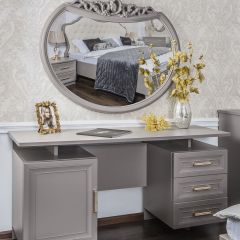 Зеркало ППУ для Туалетного стола Мокко (серый камень) в Талице - talica.mebel24.online | фото 2
