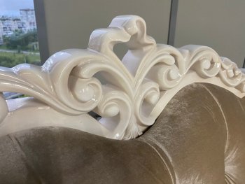 Диван Патрисия с раскладным механизмом (серый глянец) в Талице - talica.mebel24.online | фото 11