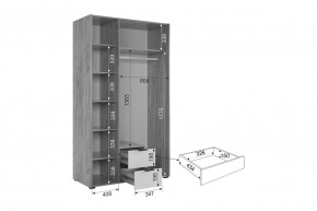 АДАМ Спальный гарнитур (модульный) белое дерево в Талице - talica.mebel24.online | фото 15