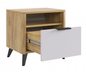 АДАМ Тумба прикроватная (белое дерево) в Талице - talica.mebel24.online | фото