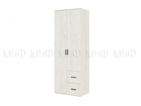 АЛТЕЯ Шкаф 2-х ств (Дуб крафт белый) в Талице - talica.mebel24.online | фото 1