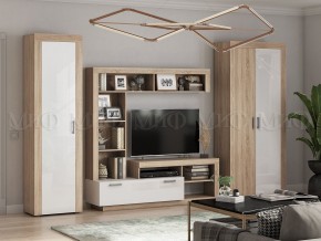Ангара Центральная секция (Белый глянец/Сонома) в Талице - talica.mebel24.online | фото 3