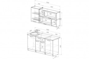 АНТИКА Кухонный гарнитур Стандарт (1600 мм) в Талице - talica.mebel24.online | фото 2