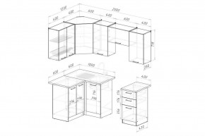 АСАЯ Кухонный гарнитур Оптима 5 (1200*2000 мм) в Талице - talica.mebel24.online | фото 2