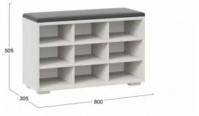 Банкетка-стеллаж для обуви Тип 10 в Талице - talica.mebel24.online | фото 4