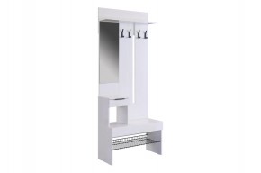 БАСКО Прихожая К10 (белое дерево) в Талице - talica.mebel24.online | фото 2