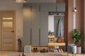 БАСКО Прихожая К7 (графит) в Талице - talica.mebel24.online | фото