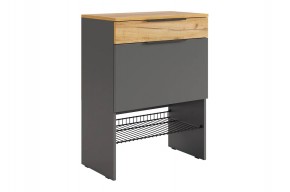 БАСКО Прихожая К8 (графит) в Талице - talica.mebel24.online | фото 6